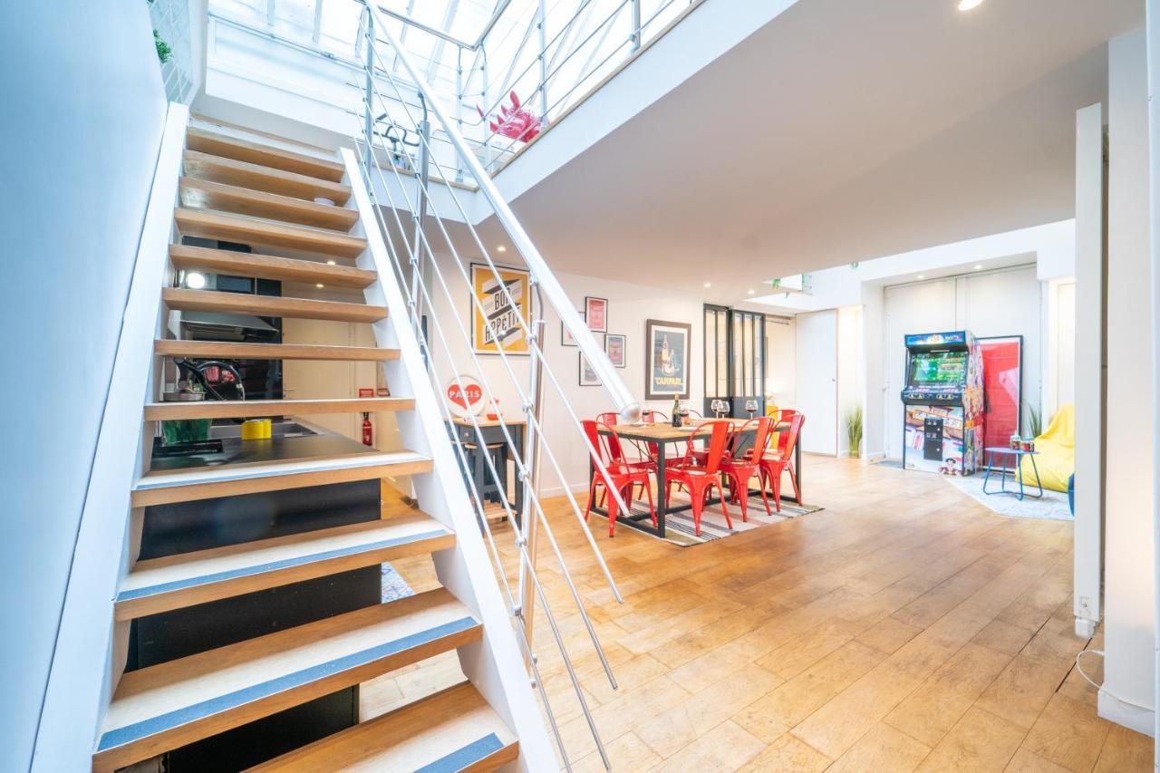 Loft Familial Au Coeur De Paris Avec Clim, Arcade Et Baby-Foot Proche Republique Et Canal St Martin Eksteriør billede